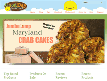 Tablet Screenshot of gooddaygourmet.com